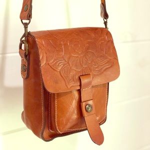 Patricia Nash Italian Leather Crossbody Bag